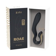 Vibrador Conejito Zini Roae SE Negro Dorado para Estimulación Triple