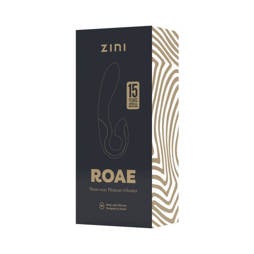 Zini Roae SE Black Gold Rabbit Vibrator for Triple Stimulation