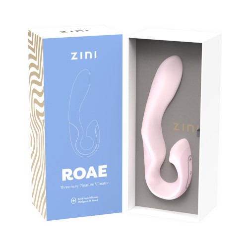 Vibrador de Conejo de Lujo Zini Roae para Estimulación Máxima