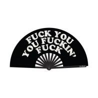 Folding Hand Fan with Attitude