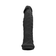 RealRock Skin Manga Extensora de Pene de 6 in. Negra