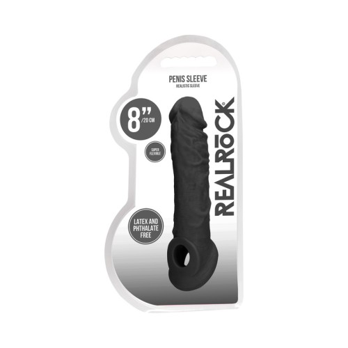 Extensor de Pene RealRock Skin de 8 Pulgadas