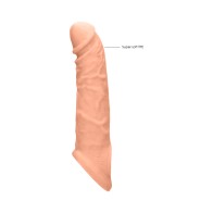 Sling Extensor de Pene RealRock de 8 Pulgadas Beige