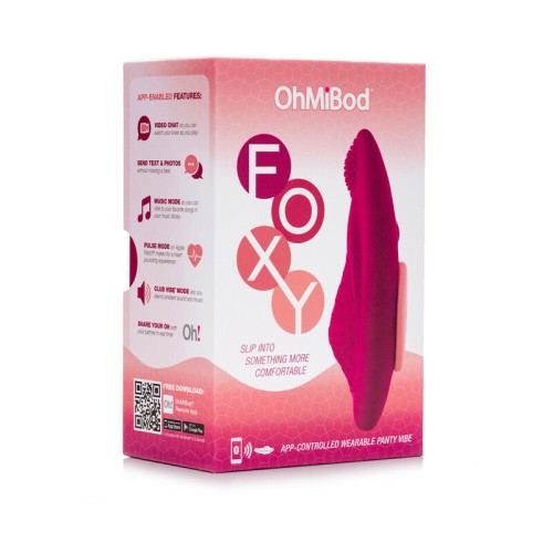 OhMiBod Foxy Vibrador para Panty Controlado por App