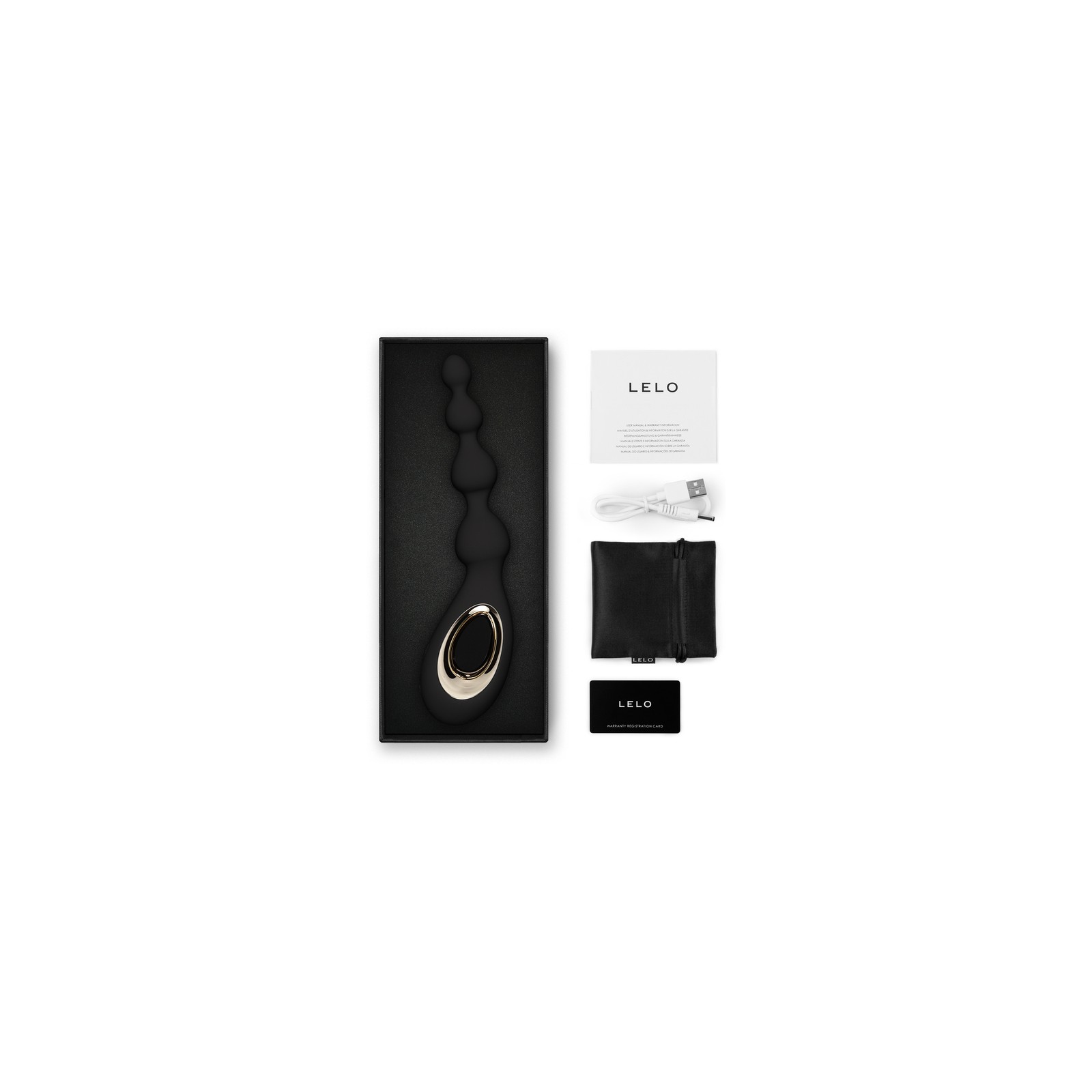 LELO SORAYA Anal Beads - Black