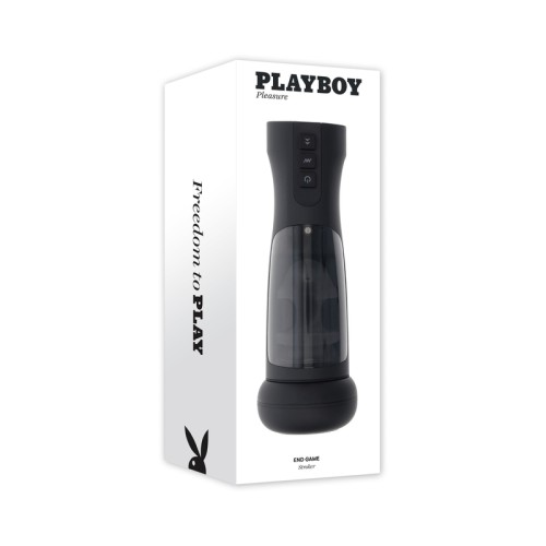 Playboy End Game Rechargeable Stroker with Warming Feature