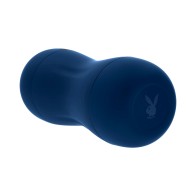 Playboy Gusto Sucking Vibrating Stroker - Navy