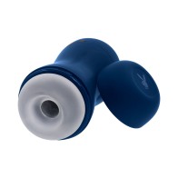 Playboy Gusto Sucking Vibrating Stroker - Navy