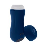 Playboy Gusto Sucking Vibrating Stroker - Navy