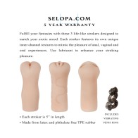 Selopa Party Pack 3-Piece Stroker Set