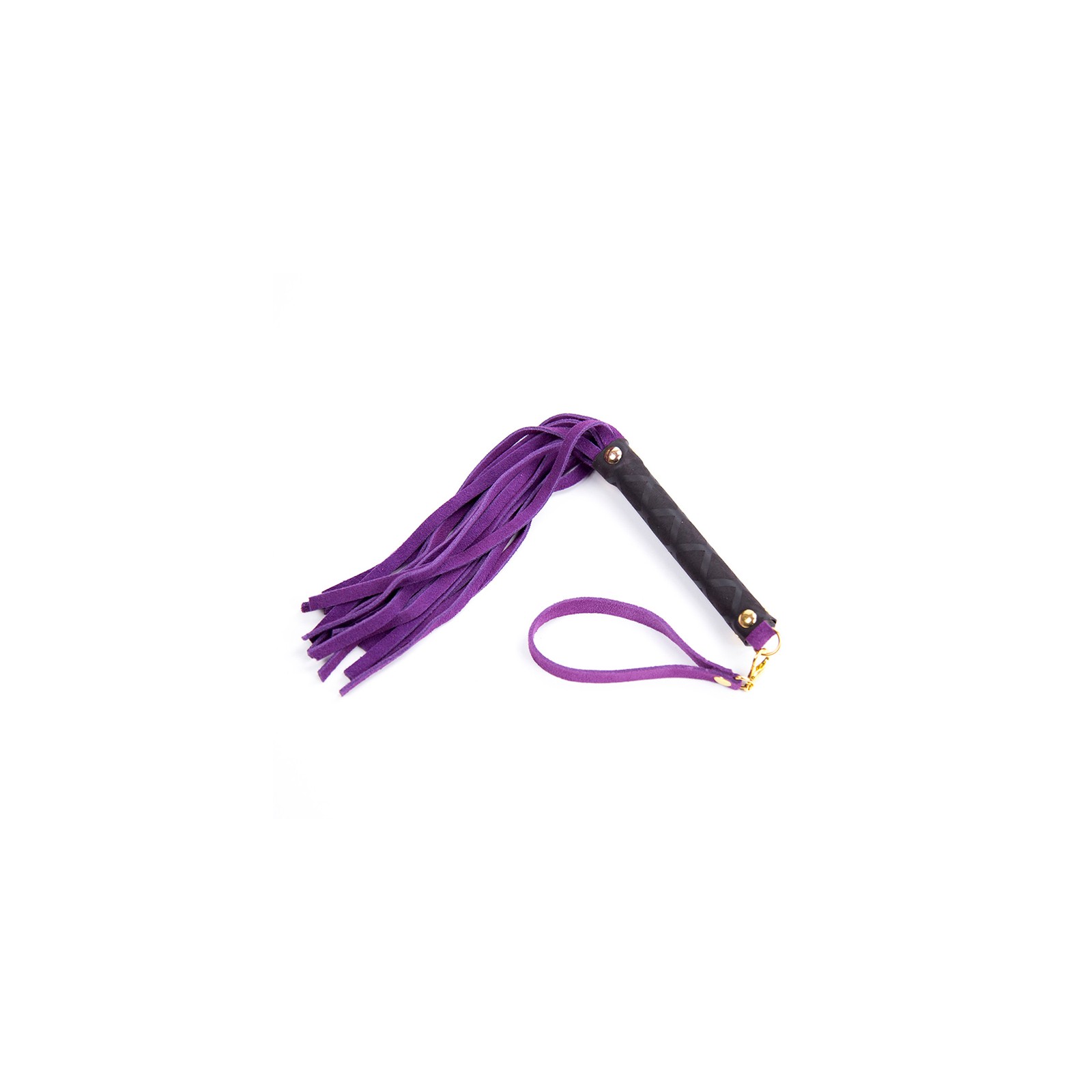 Ple'sur Mini Leather Flogger Purple