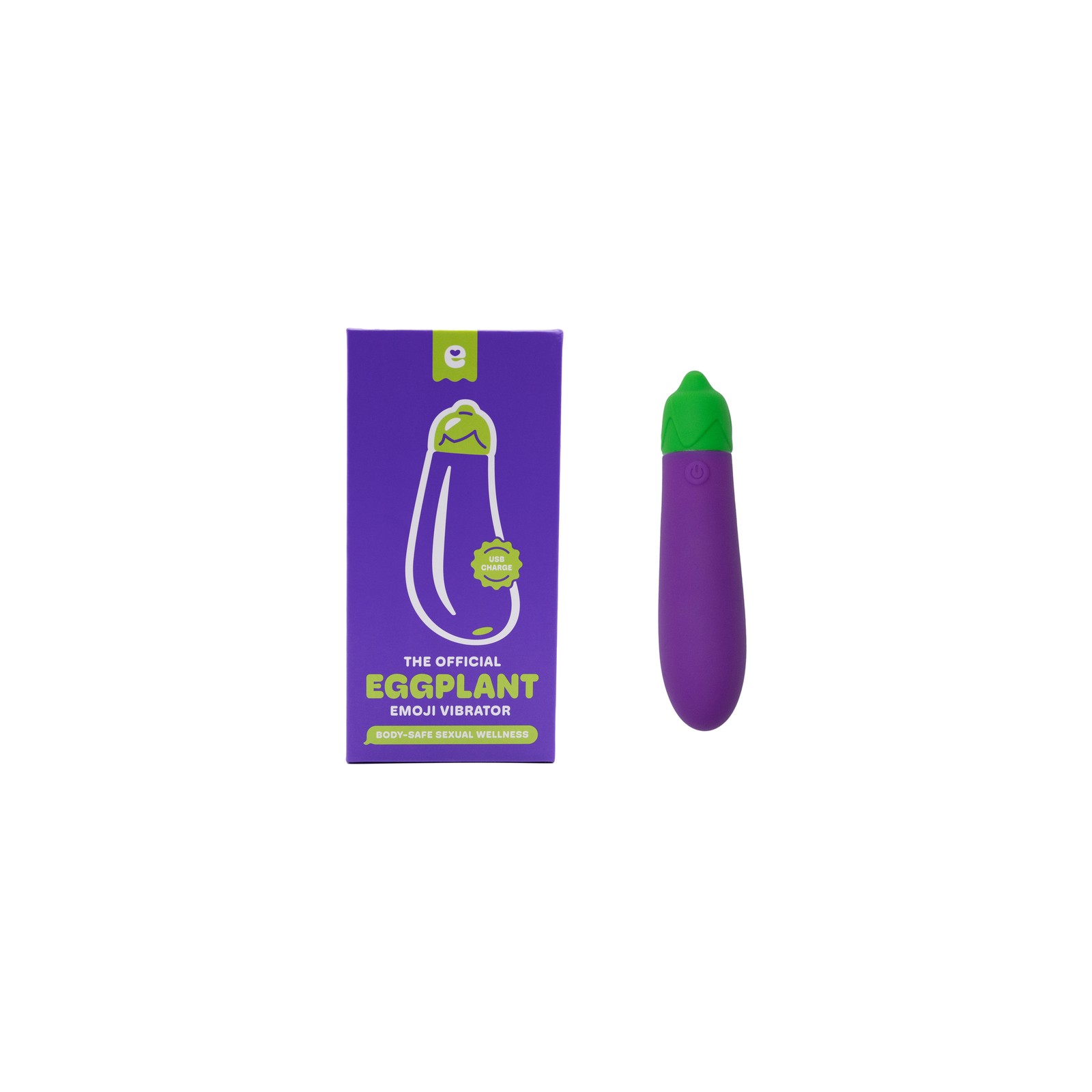 Vibrador USB Emojibator Berenjena