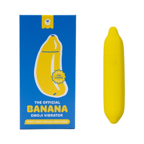 Emojibator Banana USB - Vibrador Divertido y Juguetón