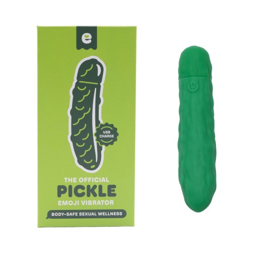 Emojibator Pickle USB Vibrator for Fun