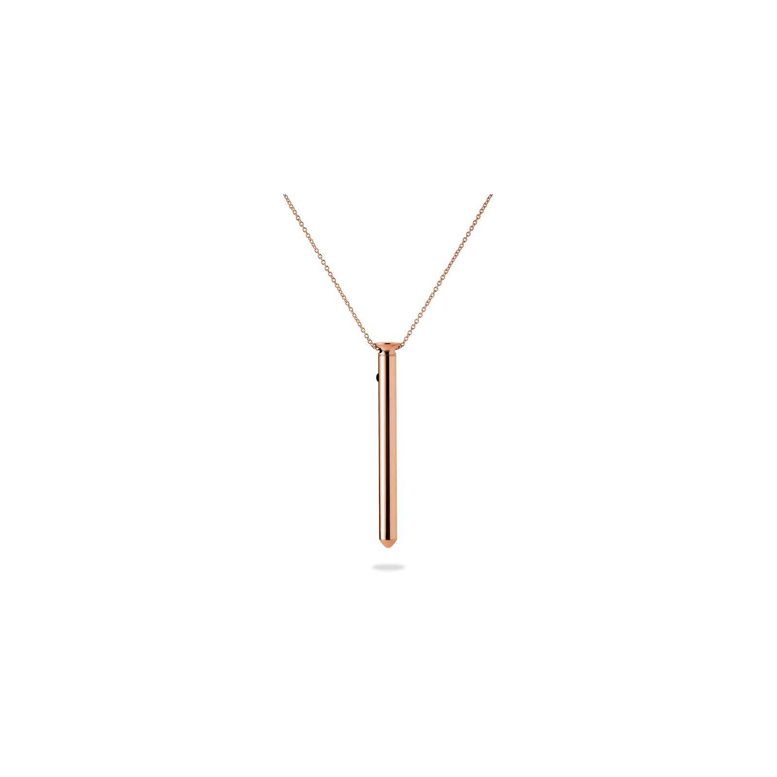 Vesper 2 Rose Gold Vibrator Necklace for Elegance