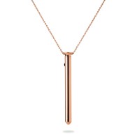 Vesper 2 Rose Gold Vibrator Necklace for Elegance