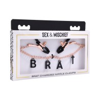 Sportsheets Brat Charmed Nipple Clamps