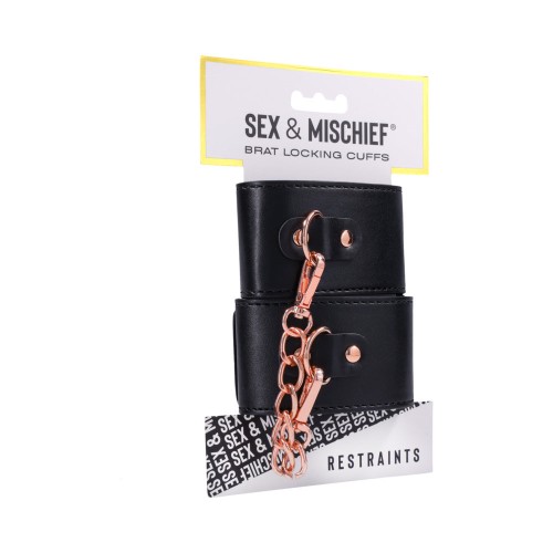 Sportsheets Brat Locking Cuffs for Playful Restraint