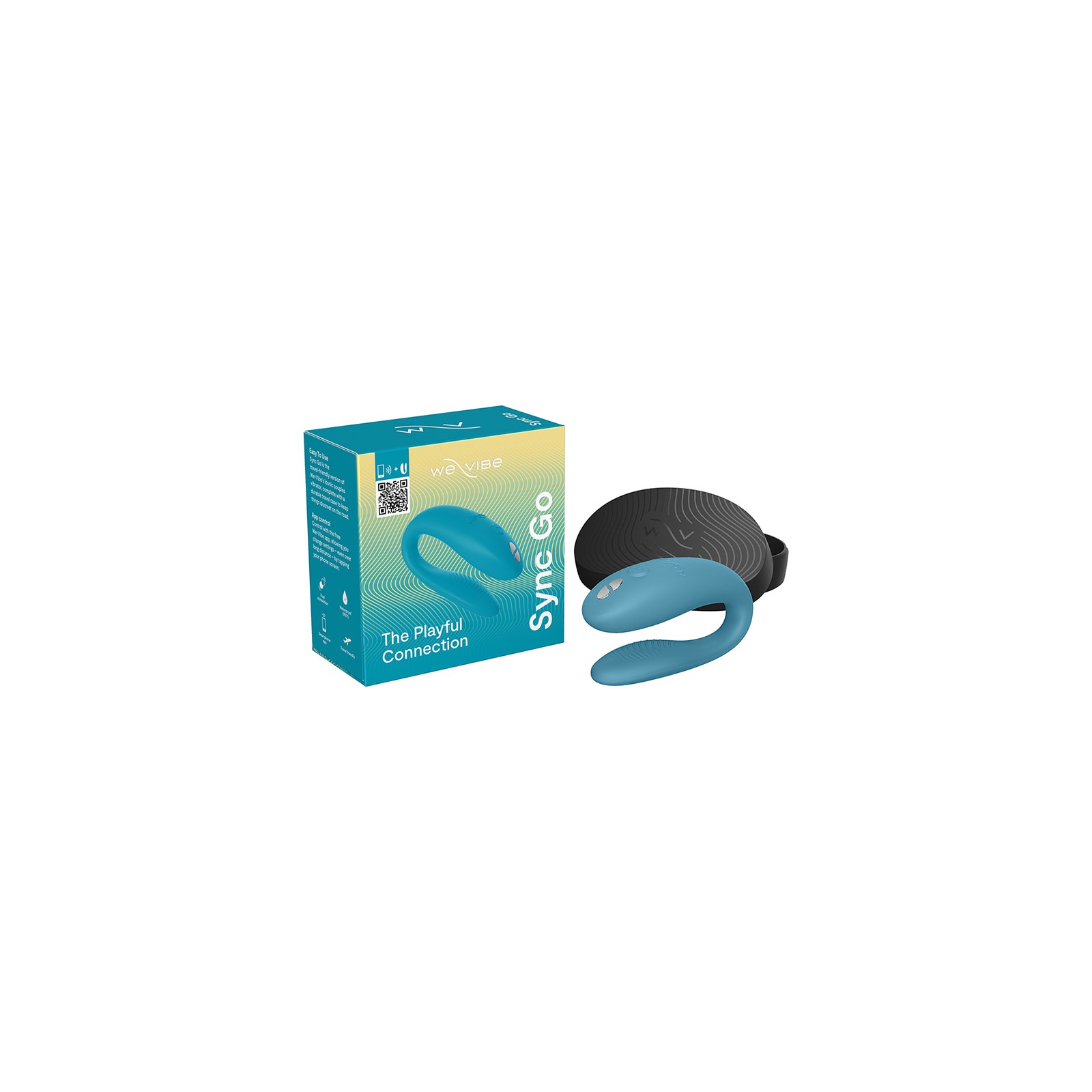 We-Vibe Sync Go Turquoise Vibrator for Couples