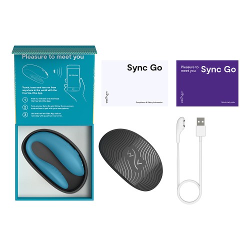 We-Vibe Sync Go Turquoise Vibrator for Couples