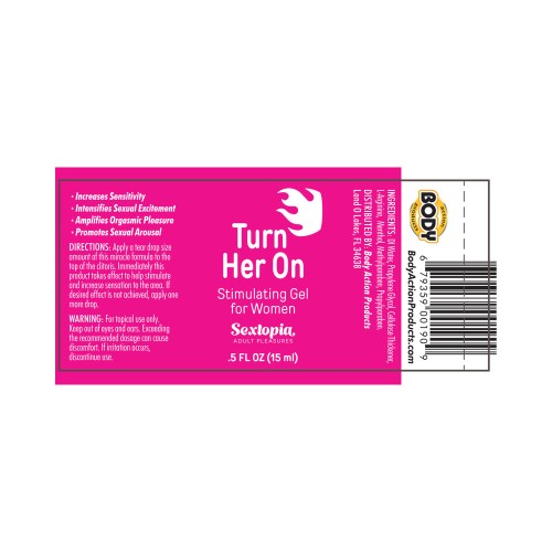 Gel Sextopia Turn Her On para Mujeres