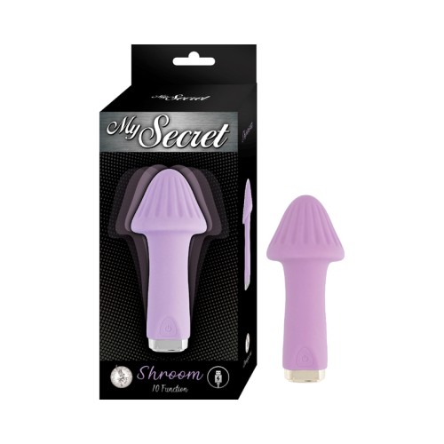 Vibrador en Forma de Hongo My Secret Shroom Púrpura