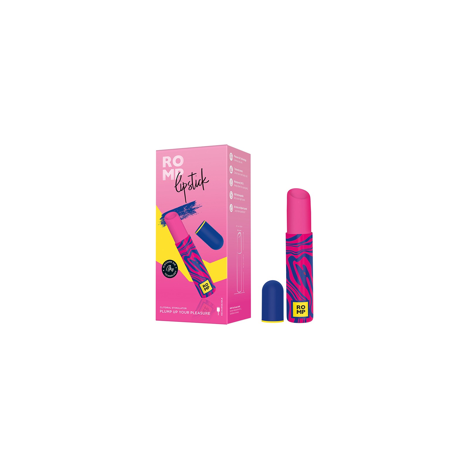 ROMP Lipstick Pleasure Air Stimulator