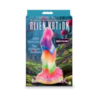 AlienNation Lick of the Lair Glow-in-the-Dark Dildo 7 in.