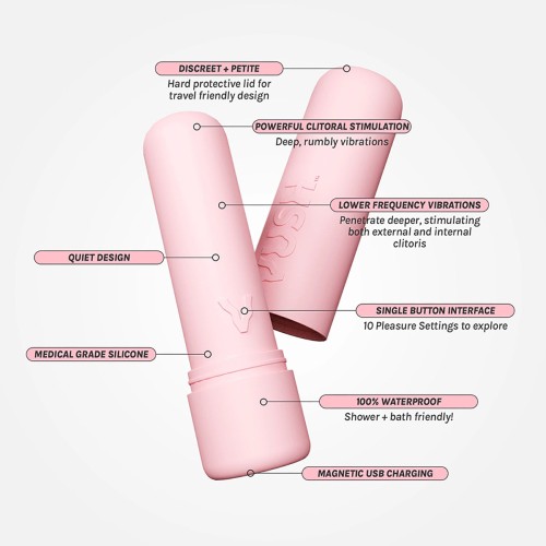 VUSH Gloss Vibrador Bullet Para Placer Potente y Discreto