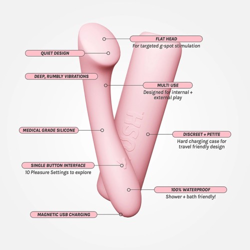 Vibrador G-Spot VUSH Shine - Placer Definitivo