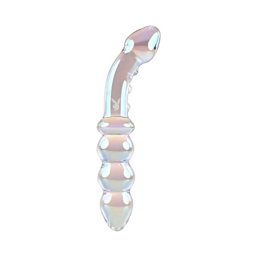 Dildo de Vidrio Doble Playboy Jewels