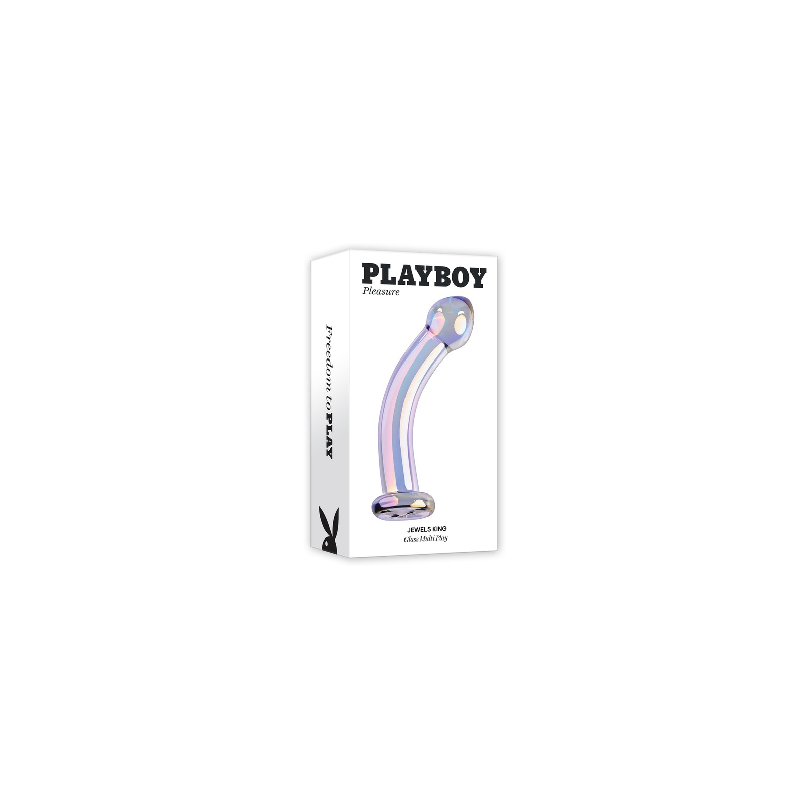 Playboy Jewels King Glass Dildo - G-Spot Pleasure