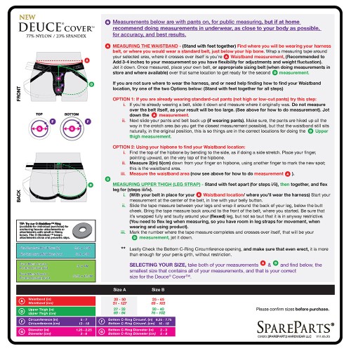 SpareParts Deuce Cover Underwear Harness