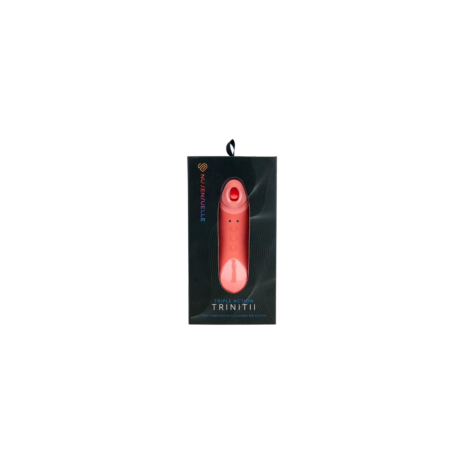 Vibrador Succionador Tongue Vibe 3-en-1 Nu Sensuelle Coral