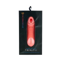 Vibrador Succionador Tongue Vibe 3-en-1 Nu Sensuelle Coral