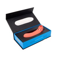 Vibrador Succionador Tongue Vibe 3-en-1 Nu Sensuelle Coral