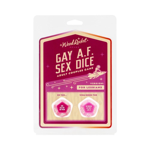 Gay AF Lesbian Sex Dice for Fun Nights