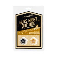 Guys Night Out Dice Bachelor Party - Fun Game for Adults