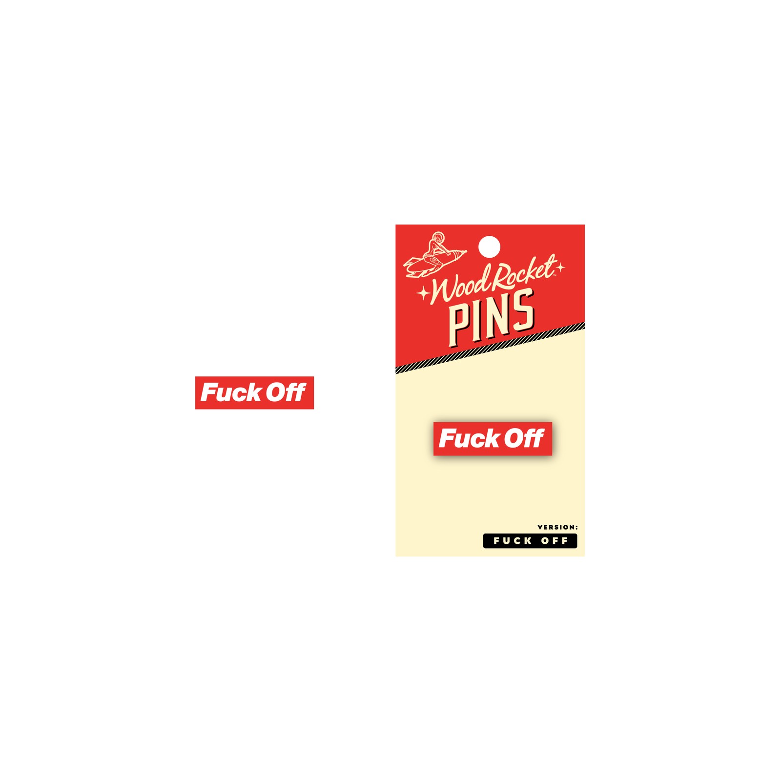 Enamel Pin Fuck Off