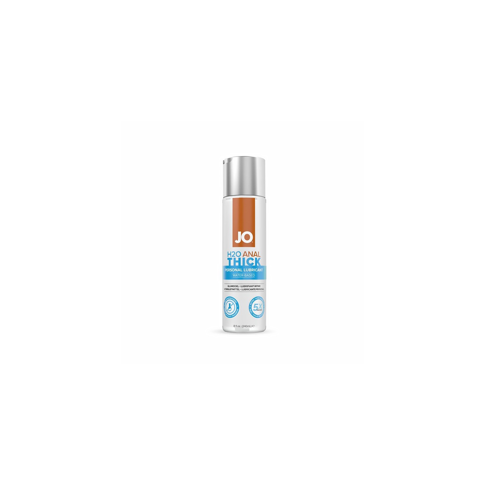 Lubricante Anal Espeso a Base de Agua JO H2O 8 oz.