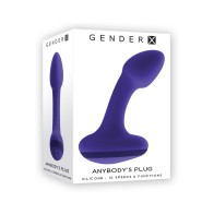 Plug de Silicona Recargable Gender X para el Placer Supremo