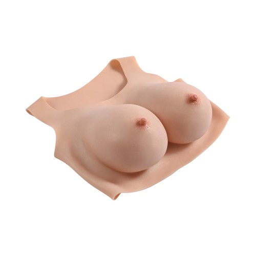 Gender X Plate E-Cup Silicone Light Breasts - Realistic Enhancements