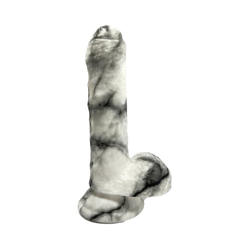 Rock Cocks Pegasus Marble Silicone Dildo 6 in. - Textured Pleasure