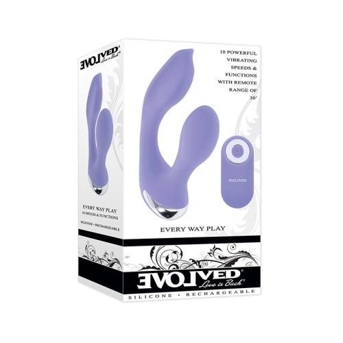 Evolved Every Way Play - Vibrador Portátil Versátil