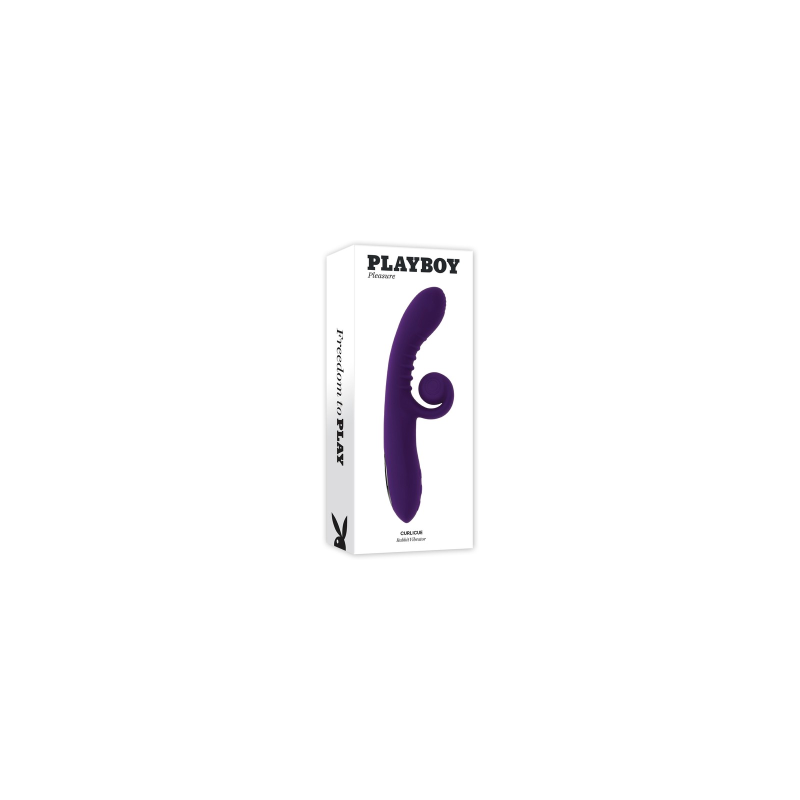 Playboy Curlicue Dual Stim Vibrator Silicone Acai