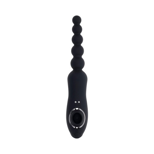 Playboy Let It Bead Rechargeable Flexible Dual-Ended Anal Vibe with Suction