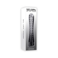 Vibrador Recargable Estilizado Plata/Negro