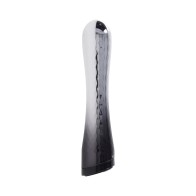 Vibrador Recargable Estilizado Plata/Negro