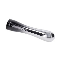 Vibrador Recargable Estilizado Plata/Negro