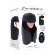 Stroker Recargable Zero Tolerance Lick The Tip para el Placer Definitivo